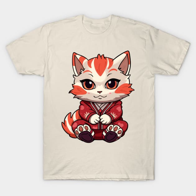 Cat Couture: Kimono Chronicles T-Shirt by eimmonsta